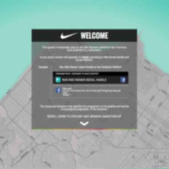 Interactive website design for Nike